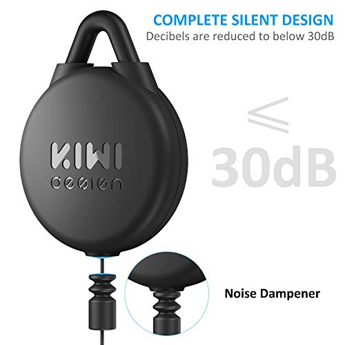 KIWI design Management Câble VR, 6 Packs Système de Gestion de Câble VR Compatible avec Quest 2/Rift S/Valve Index/HTC Vive/Vive Pro/HP Reverb G2/PSVR VR Accessoires(Noir)