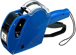 Etiquetadora Manual Marcador de Preços Mercado Padaria Códigos Etiquetas 21mm 8 Dígitos, Sistema de Abertura Instantânea