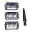 3 Combs (1mm, 3mm, 5mm) + Brush