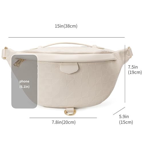 Image of Crossbody Sling Bag for Women & Men | Trendy Checkered, Fanny Pack, Waist Bag, Travel, Festival & Daily Commute