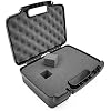 CASEMATIX 12 Customizable Foam Case for Portable Electronics - Hard Carrying Case with Pre-Diced Foam Interior for Use As Pico Projector Case, Microphone Case, Recorder Case and More