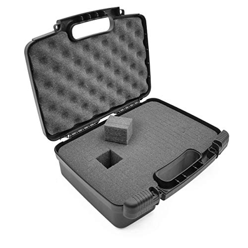 CASEMATIX 12" Customizable Foam Case for Portable Electronics - Hard Carrying Case with Pre-Diced Foam Interior for Use As Pico Projector Case, Microphone Case, Recorder Case and More by CASEMATIX - Used condition - US$24.65