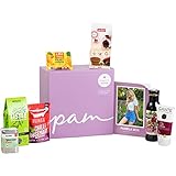 Pamela Reif Geschenk Box mit 6 veganen Snacks, Lebensmittel inkl. Sante Kosmetik Produkt und kleinem Kochbuch mit natürlichen Rezepten und Ernährungstipps by Foodist