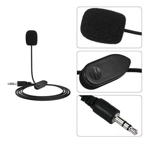 Microfone De Lapela Externo Plug 3.5 130cm