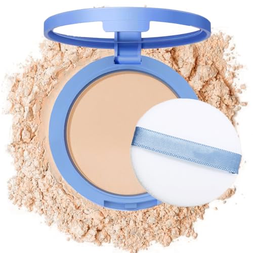 Naissiya Oil Control Face Pressed Powder,Matte Smooth Flawless Setting Powder Makeup,Waterproof Long Lasting Finishing Powder,Cruelty Free Lightweight Face Cosmetics,0.35Oz cover