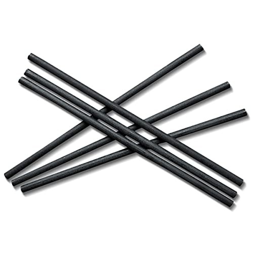 Électrode de tige de carbone graphite 99.9% 12x200mm pour laboratoire et industrie