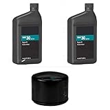 RAParts Oil Filter & (2) Quarts of 4-Cyl. Engine Oil Fits John Deere 3025E 3033R 3039R 3046R 3320