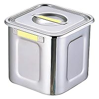 Amazon.co.jp: 三宝産業 角 深型キッチンポット STプレート付 15cm
