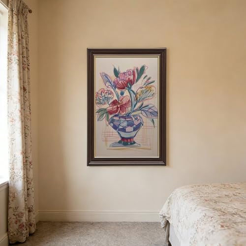 Poster géométrique grand format pour habiller un mur nu