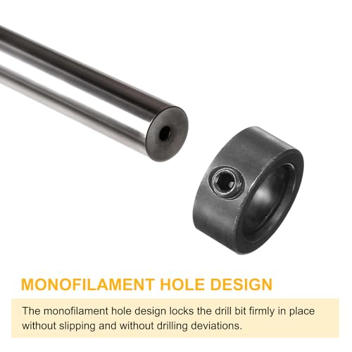 PATIKIL 12mm Bohrung Wellenkragen 20mm OD 8mm Dicke, 10 Stück Klemmring Madenschrauben Set Kohlenstoffstahl Verzinkt mit Gewindestift für Automobilrobotik Maschinenbauin, Schwarz