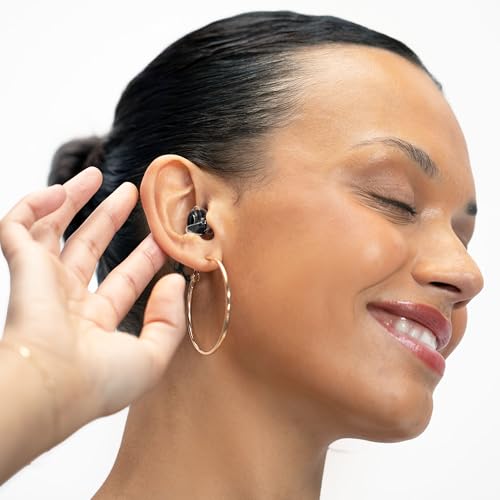 Image of Eargasm High Fidelity Blackout Earplugs for Concerts, Festivals, Musicians, DJs, Night-Life, Motorcycle Hearing Protection - Reusable Ear Plugs for High Fidelity Noise Reduction up to 21 dB
