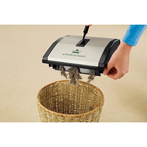 Barredora de mano BISSELL limpia sin electricidad alfombras ligeras 8