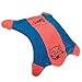 Chuckit! Flying Squirrel Fetch Dog Toy - Water Floating Flyer - Soft and Durable Polyester Canvas Construction - For Medium Dogs - Size Medium - 9.5-inch Diameter - Pack of 1 - Orange and Blue