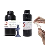 Siraya Tech Fast Navy Grey 1kg and Tenacious Clear 500g 3D Printer Resin - Ultimate Mix for Enhanced Impact Resistance & Durability, Superior Print Quality for LCD/DLP 3D Printers, Total 1.5kg