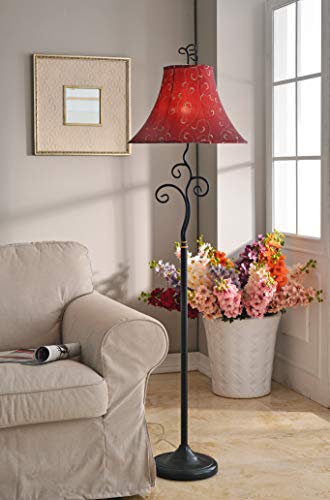Kenroy Home 31381BRZ Richardson Floor Lamp, 61 Inch Height, 17 Inch Diameter, Bronze