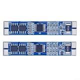 3S 12 V für Schutzplatine für Li-Packs, 8 A Strombegrenzer-Modul mit Überladungs- und Überentladungsschutz, 11,1 V bis 12,6 V Ladegerät-Controller (2 Stück)