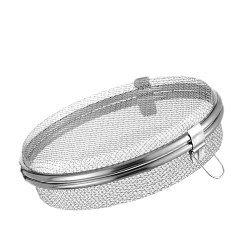 Hängekorb-Trocknernetz – Edelstahl-Fliege, Sicheres Rundes Fischnetz-Trockennetz, [hängendes Trockengestell, Lebensmittel-Netzkorb, Outdoor-Trockenfalle, Edelstahl-Gitterfalle-Design | Für , Gemüs