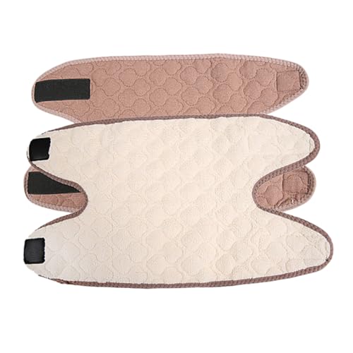 Mikinona 1 Pair Warm Knee Pads for Men and Women Insulated Thermal Covers Hook and Loop Fasteners for Cycling Outdoor Activities Autumn Winter Protection