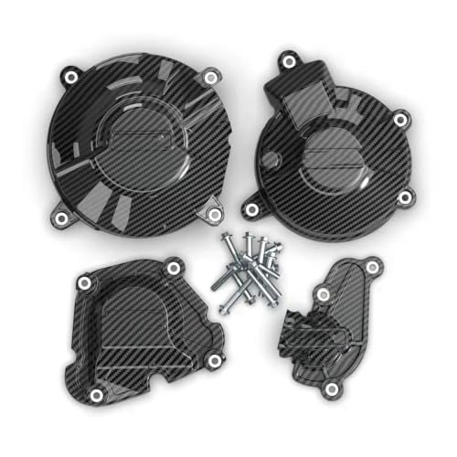 Cubierta de motor Yam&AHA MT09 y FZ09 protectora de nailon duradero acabado carbono