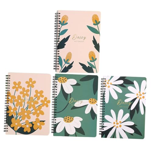 Cahier pour Organisation et Notes Floral à Spirale contre l'Oubli