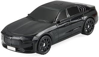 OTOOBEST Black Portable Wireless Bluetooth Car Speaker | Compact & Powerful Bluetooth Speaker for On-The-Go Audio (Color May be Vary)