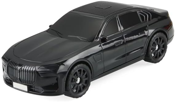 OTOOBEST Black Portable Wireless Bluetooth Car Speaker | Compact & Powerful Bluetooth Speaker for On-The-Go Audio (Color May be Vary)