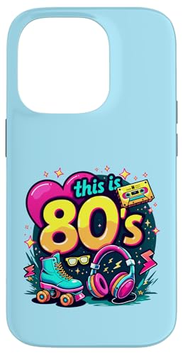 Questo 80s Bro Roller cuffie Cassette Eightie Costume Party Custodia per iPhone 14 Pro