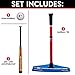 Franklin Sports MLB Adjust-A-Hit T-Ball Set Blue/Red, 5 - 18 years includes Tee, Ball, & Bat