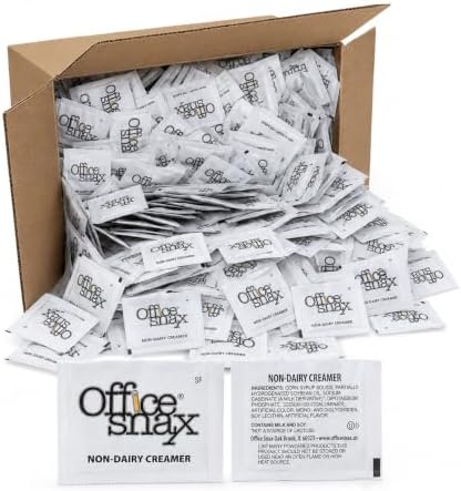 Office Snax Premeasured Single-Serve Packets, Powder Non-Dairy Creamer, 800/carton
