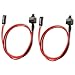 Produktbild Pineapplen 2Er-Pack 2-Poliges SW-PC-Netzkabel EIN/Aus-Druckknopf ATX-Computer-Schalterkabel 45 cm