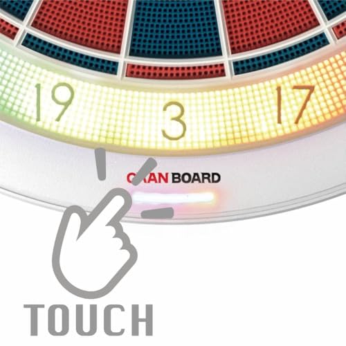 GranBoard 132 Smartboard, Turniermaße, Schwarz, Weiß, Rot, Grün