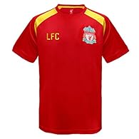 Official LFC mens polyester T-shirt Full colour club crest & Liverbird embroidery to chest; Marl poly's with reflective crest print Hi spec T-shirt; 100% polyester Garment Size (Chest): Small 40"; Medium 42"; Large 44"; XL 46"; XXL 50"; 3XL 53"