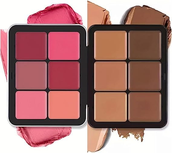 Carla Secret Concealer Palette Makeup kremowa paleta różu długotrwały makijaż dla nieskazitelnej skóry 5