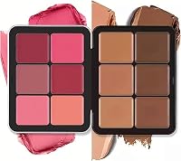 Carla Secret Concealer Palette Makeup, Cream Blush Palette, Long-Wearing Full Coverage Makeup for Flawless Skin (#5)