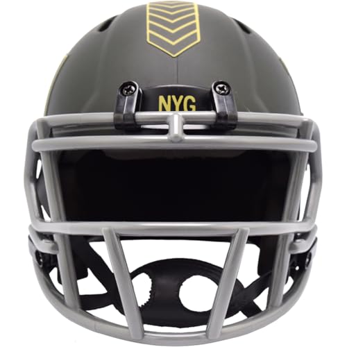 Mini casque NFL New York Giants Salute to Service 2025 pour décorer votre bureau de fan - 3