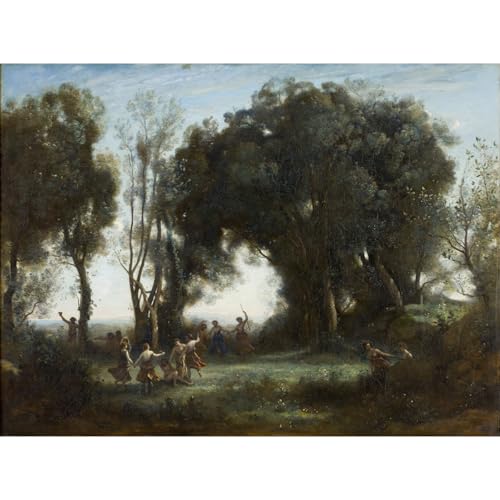 Toile Camille Corot La Danse des Nymphes : sublimez vos murs vides