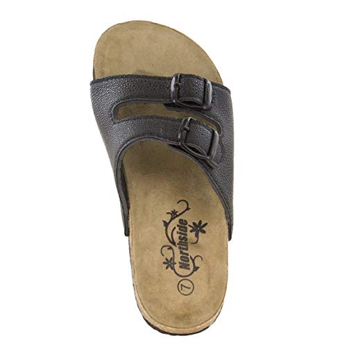 Image of Northside Womens Mariani Leather Strap Cork Sandal