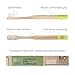 Rain Organic Bamboo Baby Toothbrush - 100% Safe Infant Toddler Kids Toothbrush 6 to 12 Months and Up, Natural BPA-Free Biodegradable Wood Toothbrush Extra Soft Bristles Children's Dental Care (1 Pack)