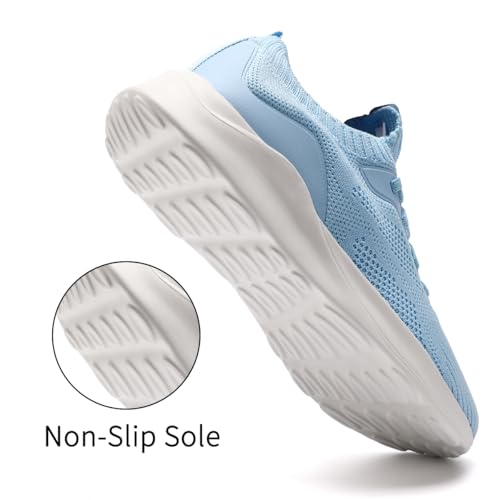 Image of DLWKIPV Womens Slip on Walking Tennis Shoes for Women Work Running Athletic Gym Sports Sneakers Lightweight Casual Shoe