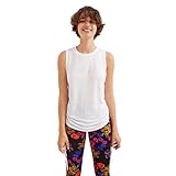 desigual damen shirt langarmshirt Rundhalsausschnitt Desigual Womens TS_Tulum T-Shirt, White, XL