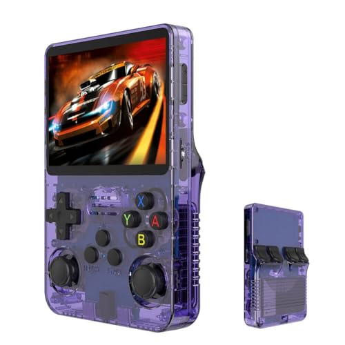 X-Ninja R36S Retro 64GB Transparent Black Video Game Console Mini...