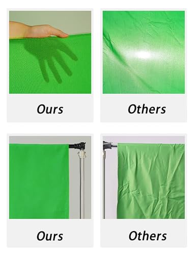 Sfondo con schermo verde, sfondo per foto e video, adatto per fotografia e produzione video
