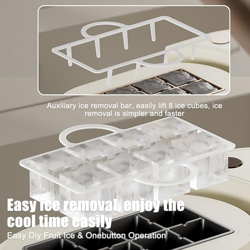 Mini máquina para hielo portátil de mostrador miniatura 2