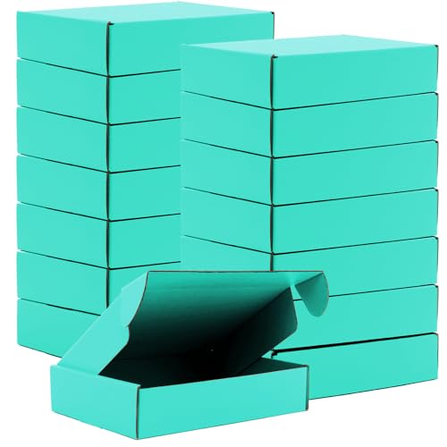 Lainrrew Cardboard Shipping Boxes,15 Pack Small Mailing Boxes Recyclable Corrugated Boxes Gift Packaging Boxes for Shipping, Mailing, Gifts Packaging,9x6x2