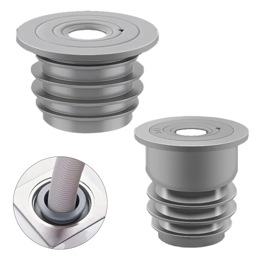 Image of Washing Machine Drain Connector, PVC Chamber Box for Drainage, Sewer Odor Prevention for Bathrooms, Laundry Rooms, Kitchen Sink Drain Pipe Set, Drain Pipe Rat Stopper, Anti Cockroach Drain Cover