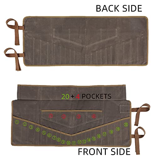 Denifiter Wrench Roll 20+4 Pockets