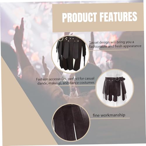 Dance Belt Men Kilt Belt Men's Roman PU Leather Skirt Medieval Waist Belt with Buckle Men's Belts Brown, Mens Dance Belt3