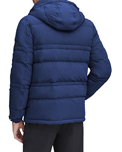 Image of Andrew Marc Men's Huxley Mid Length Water Resistant Crinkle Down Jacket