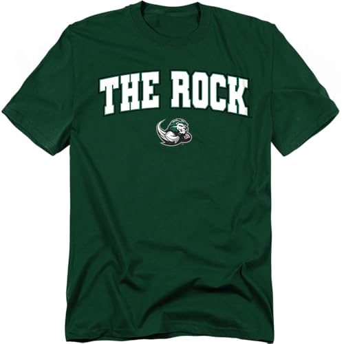 LOGOVISION Slippery Rock University Arch Logo Unisex Adult T Shirt, Hunter Green, Large