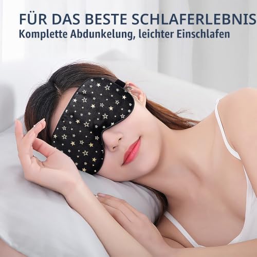 townssilk 100% Seiden-Schlafmaske mit verstellbaren Bändern, bequeme und super weiche Augenmaske ultimative Schlafhilfe… – Ansicht 3